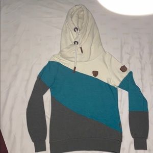 Cute color block hoodie